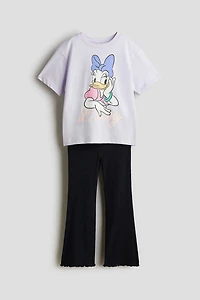 2-Piece Set with Top and Leggings