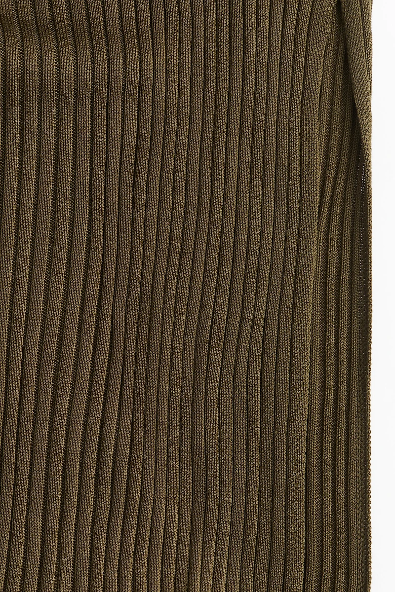 Rib-Knit Dress