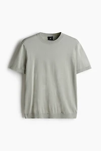 Slim-Fit Fine-Knit T-Shirt