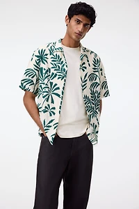 Regular-Fit Textured Resort Shirt