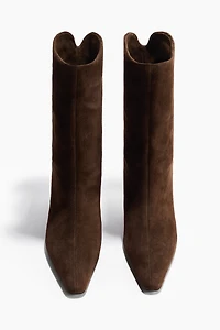 Heeled Suede Boots