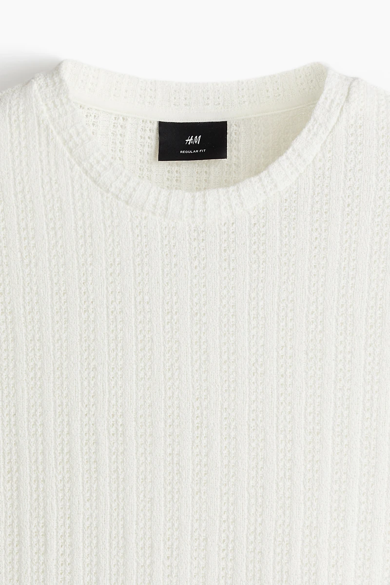 T-shirt classique façon crochet