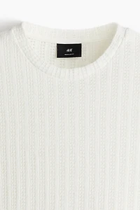 T-shirt classique façon crochet