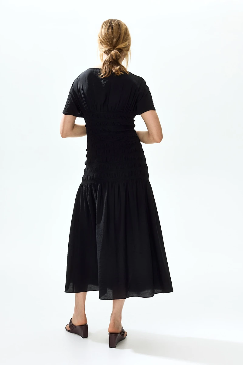 MAMA Smocked-Detail Dress