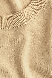 Short Fine-Knit Sweater