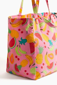 Patterned Beach Bag
