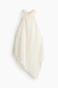 Crinkled Halterneck Top