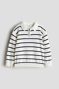 Half-Zip Polo Sweater
