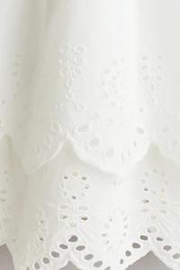 Dress with Eyelet Embroidery