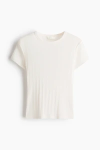 Pointelle-Knit T-Shirt
