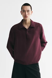 Relaxed-Fit Pullover Shirt