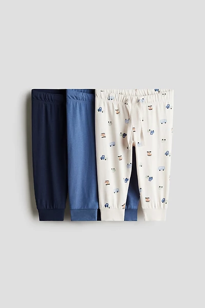3-pack Cotton Jersey Joggers