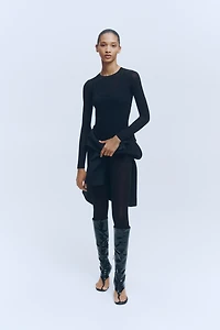 Sheer Stirrup Leggings