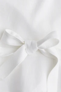 Blouse en lin mélangé