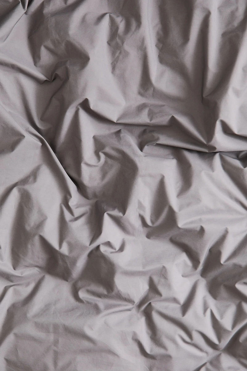 King/Queen Cotton Percale Duvet Cover Set
