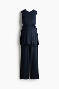 MAMA 2-piece Textured Jersey Set