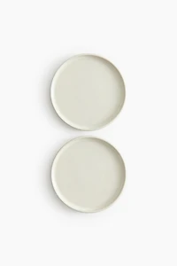 2-Pack Stoneware Appetizer Plates