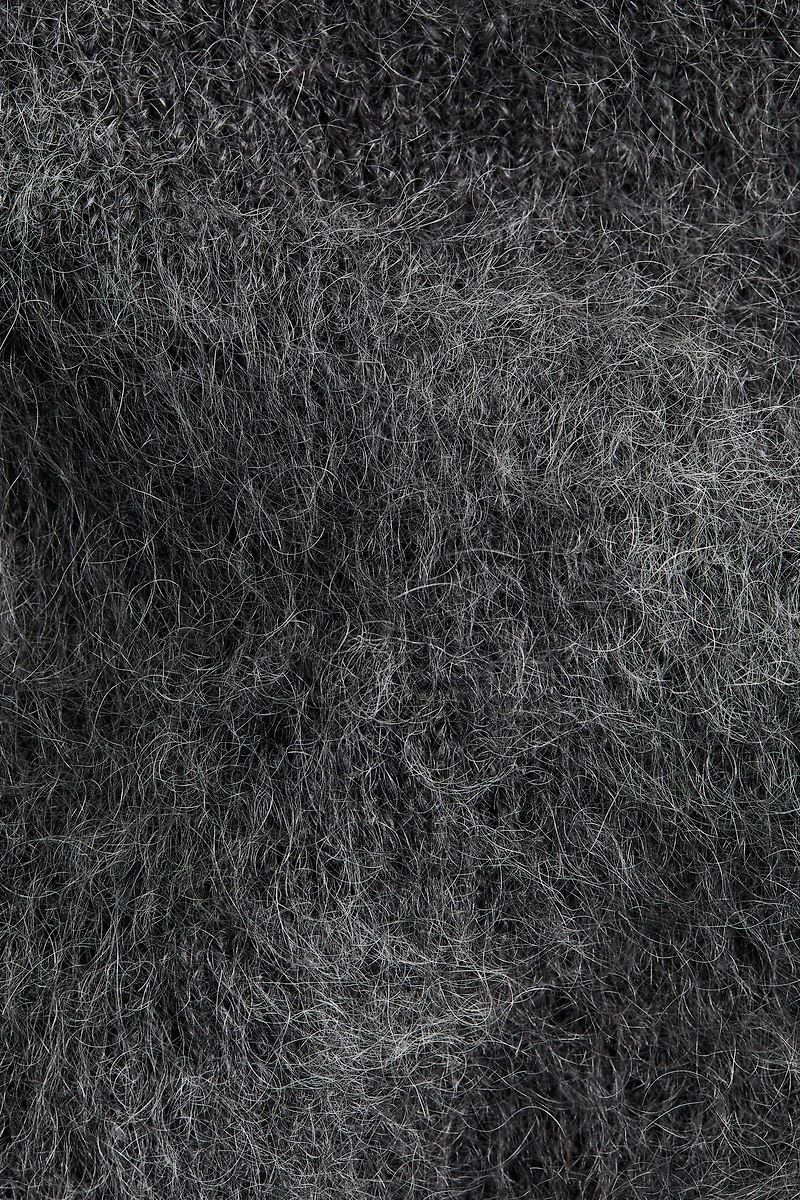 Mini jupe en mohair mélangé