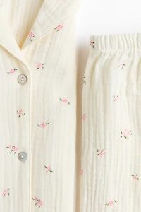 Pyjama en mousseline de coton