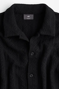 Chemise Coupe Classique en jersey à motif ajouré