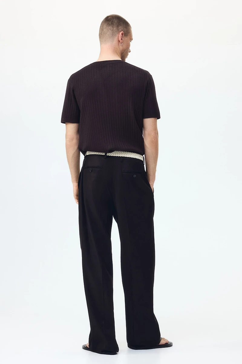 Slim-Fit Knit T-Shirt