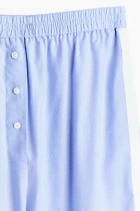 Paneled Poplin Pants