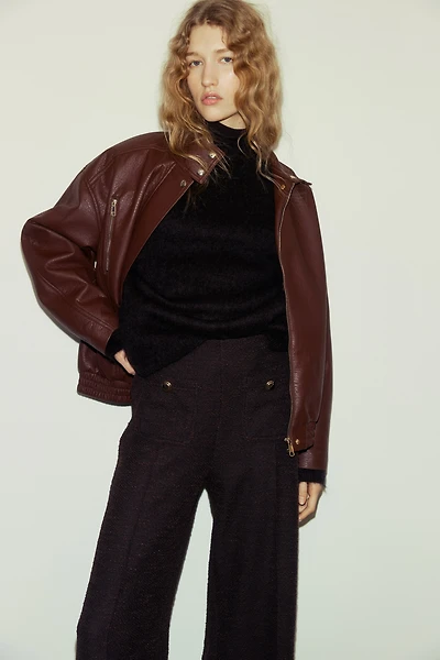 Pantalon à jambes droites