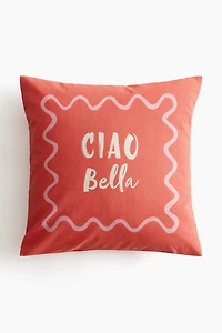 Printed Cotton Cushion Cover