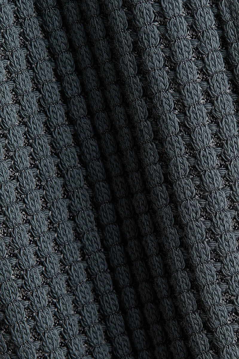 Waffle-Knit Romper Suit
