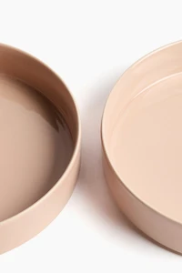 2-Pack Deep Stoneware Plates