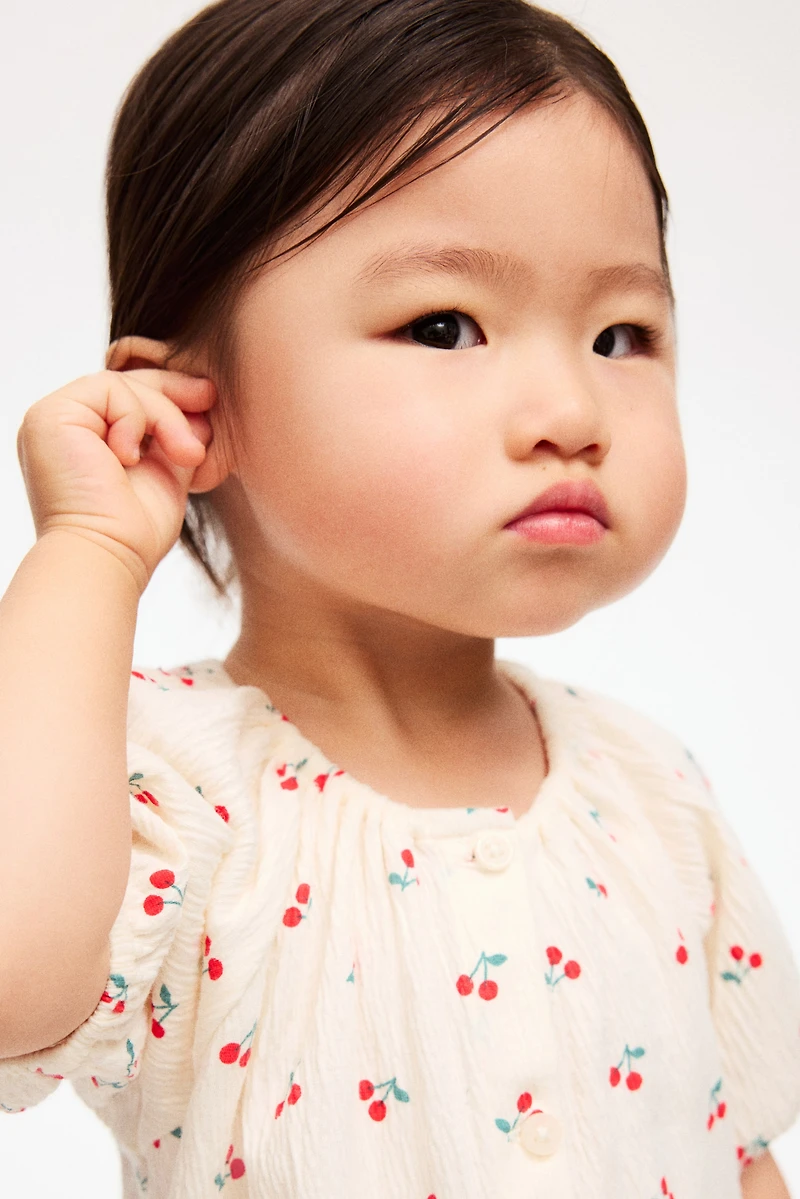 2-piece crinkled jersey set