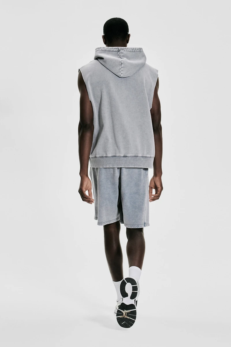 Kangourou de sport ample sans manches