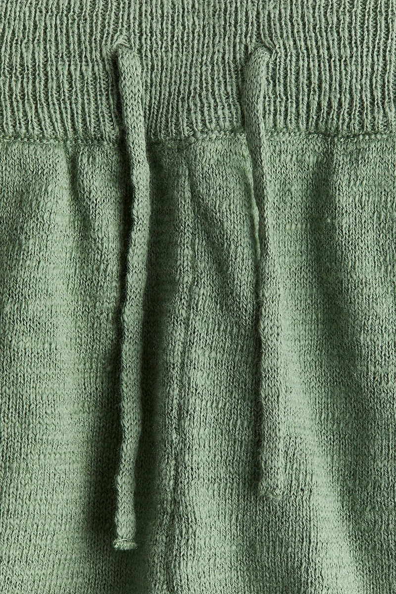 Fine-Knit Cotton Shorts