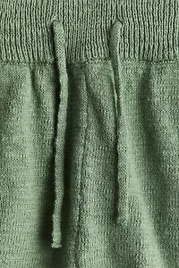 Fine-Knit Cotton Shorts