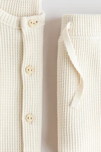 2-Piece Waffled Cotton Set