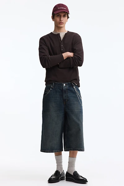Baggy Denim Shorts