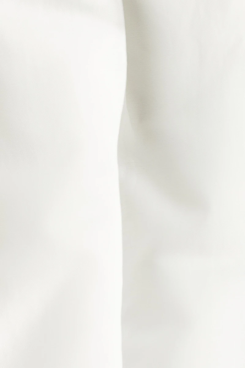 Regular-Fit Linen-Blend Suit Pants