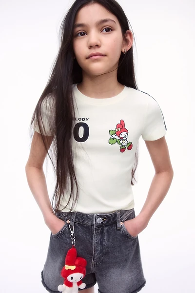 Printed Jersey Top