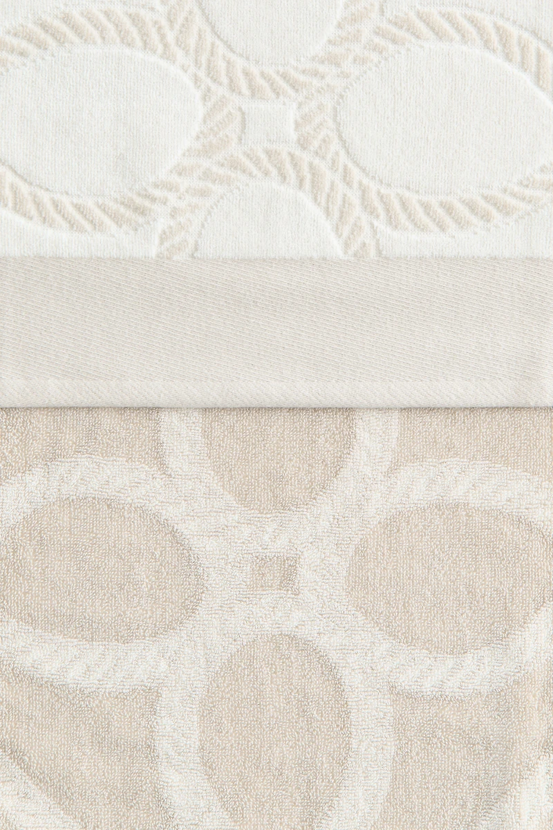 Jacquard-Weave Beach Towel