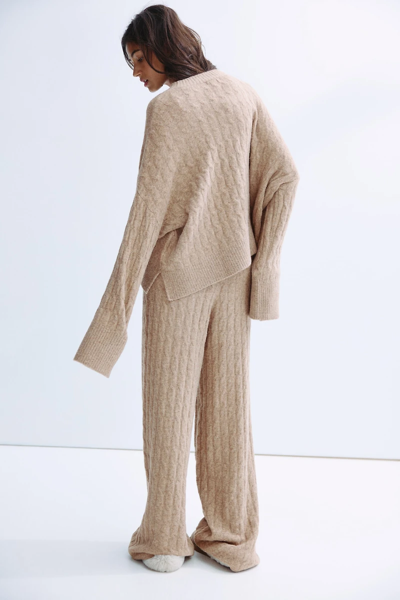 Cable-Knit Sweater