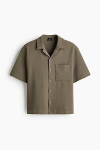Relaxed-Fit Waffled Resort Shirt