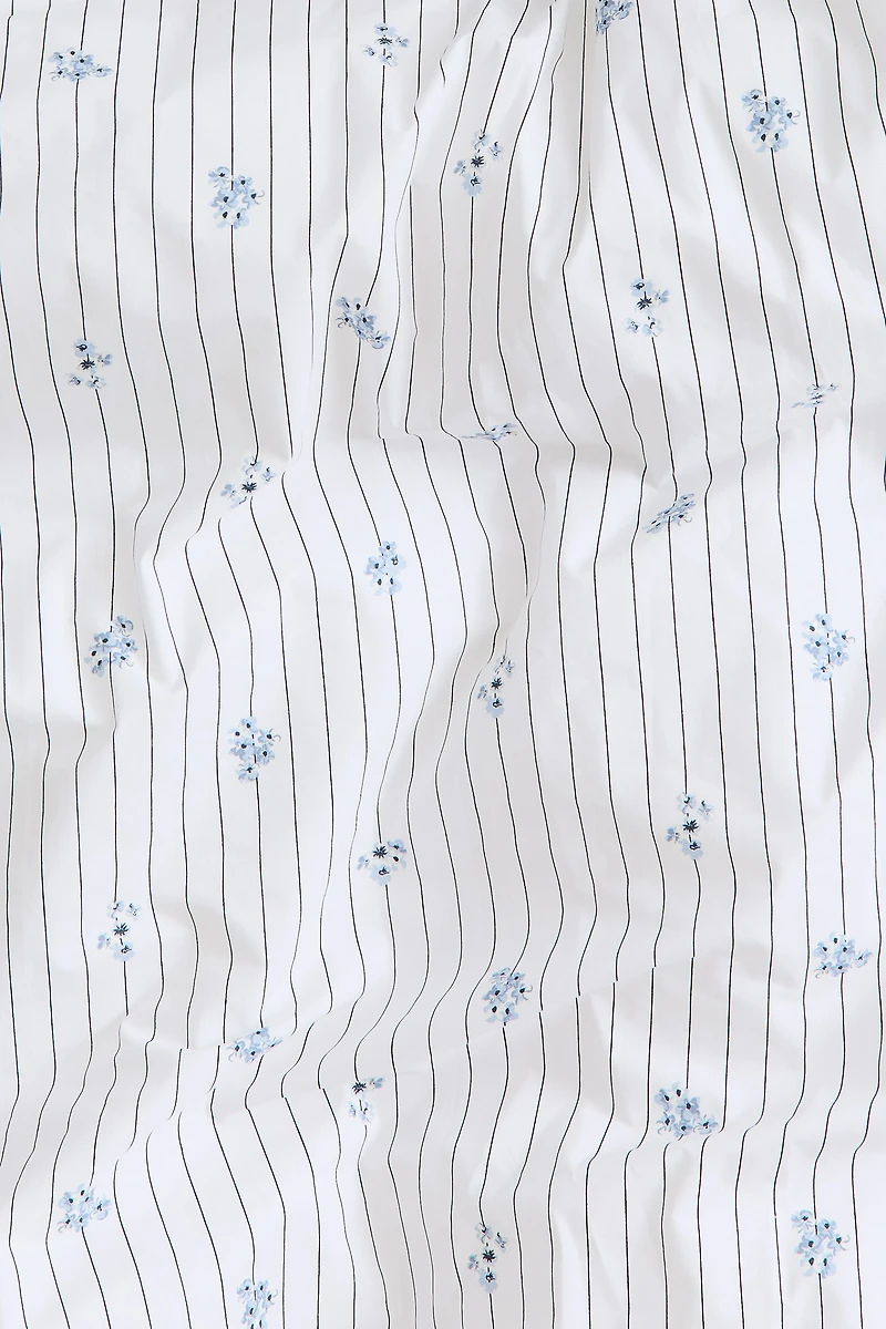 Housse de couette TG lit double percale coton