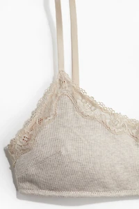 Padded Soft-Cup Jersey Bra
