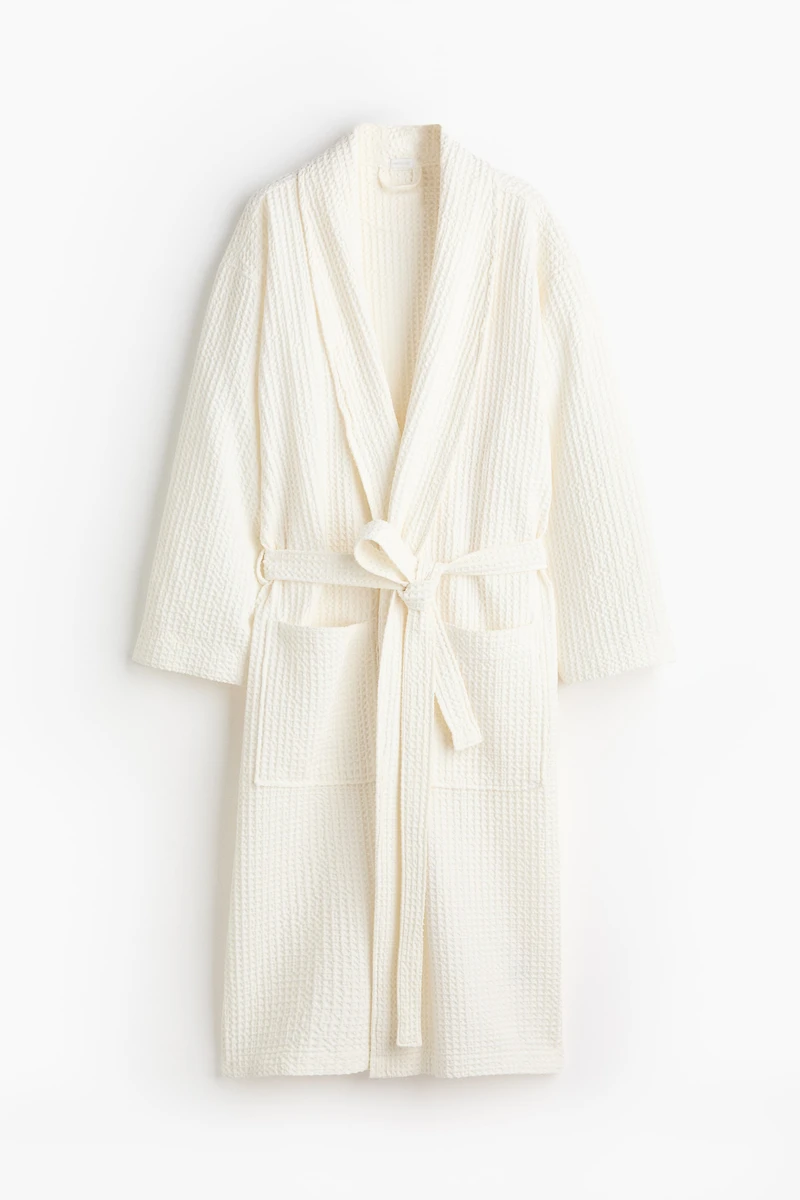 Waffled Bathrobe