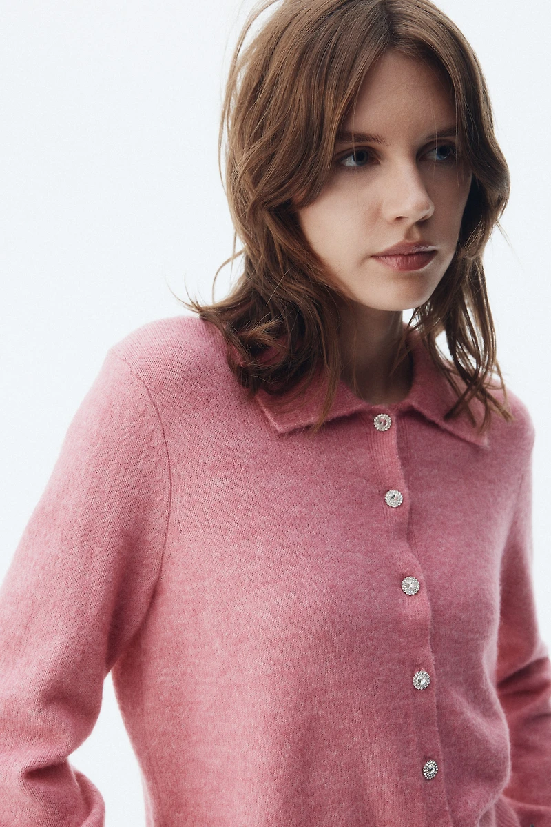 Cardigan with Collar