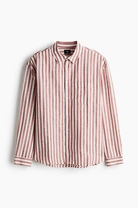 Relaxed-Fit Linen-Blend Shirt