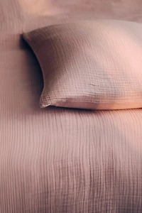 Muslin Twin Duvet Cover Set