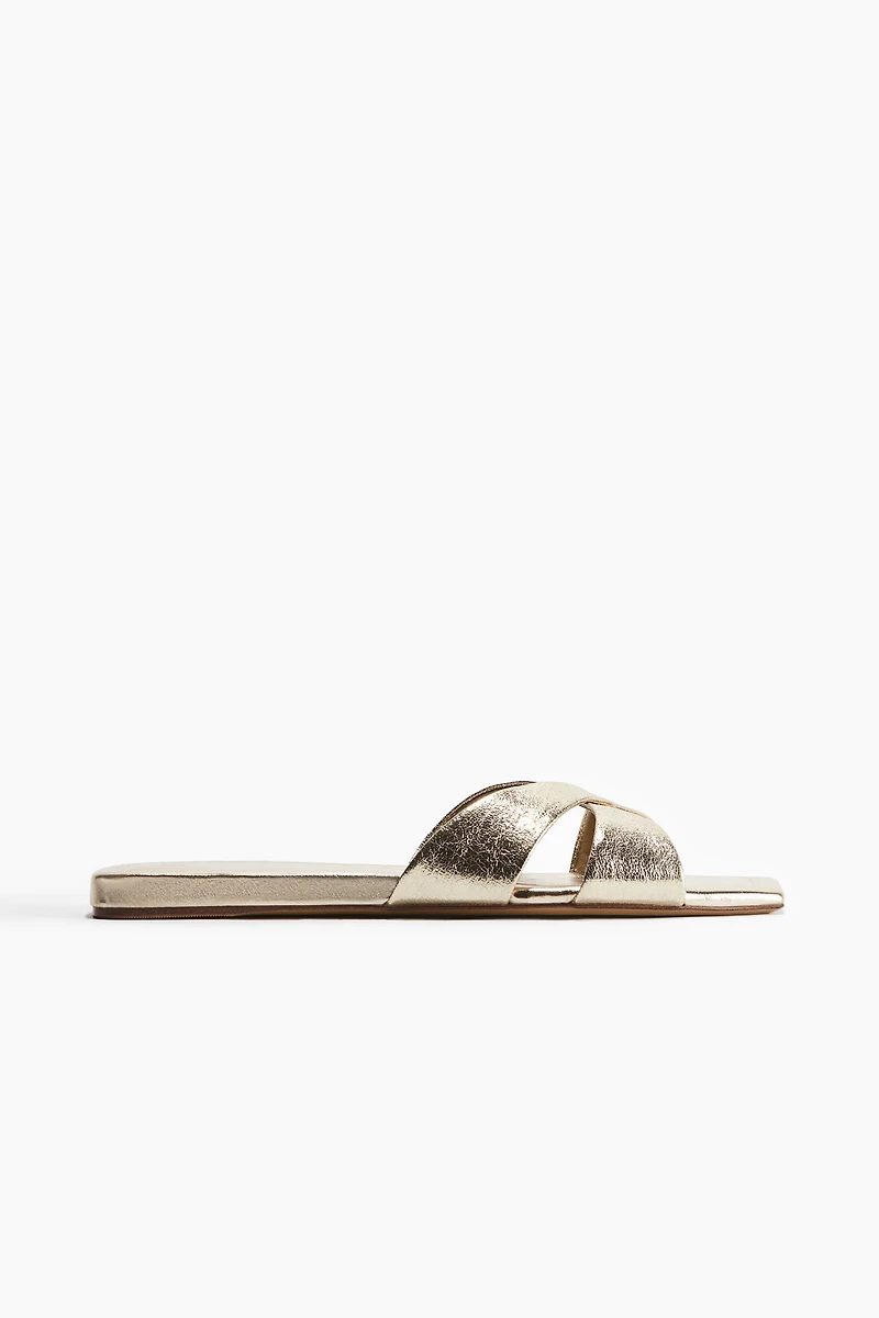 Crossover-Strap Sandals