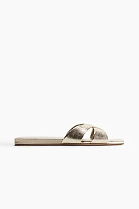 Crossover-Strap Sandals