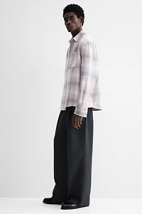 Loose-Fit Flannel Shirt
